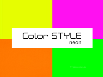 Produktvorschau Color Style Neon | © EP