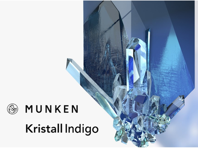 Muken Kristall Indigo Imagebild