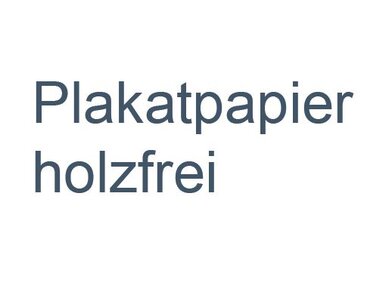 Plakatpapier | © EP