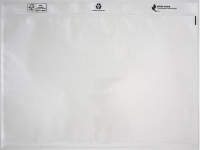 Lieferscheintasche unbedruckt Produktabbildung