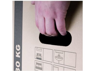 Anwendungsbeispiel Umzugskarton | © Liebensteiner Smartbox Pro